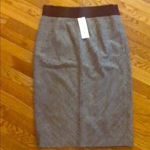 Diane Von Furstenberg plaid pencil skirt
